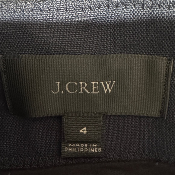 J.Crew Women’s 100% Linen Navy Blazer Size 4 – Lightweight Tailored Jacket - Picture 8 of 9